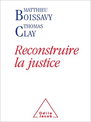 cover image of Reconstruire la justice